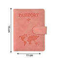 Inner compartments of travel passport holder showing card and SIM slots